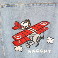 GIACCA DI JEANS CON RICAMO SNOOPY -   L -
