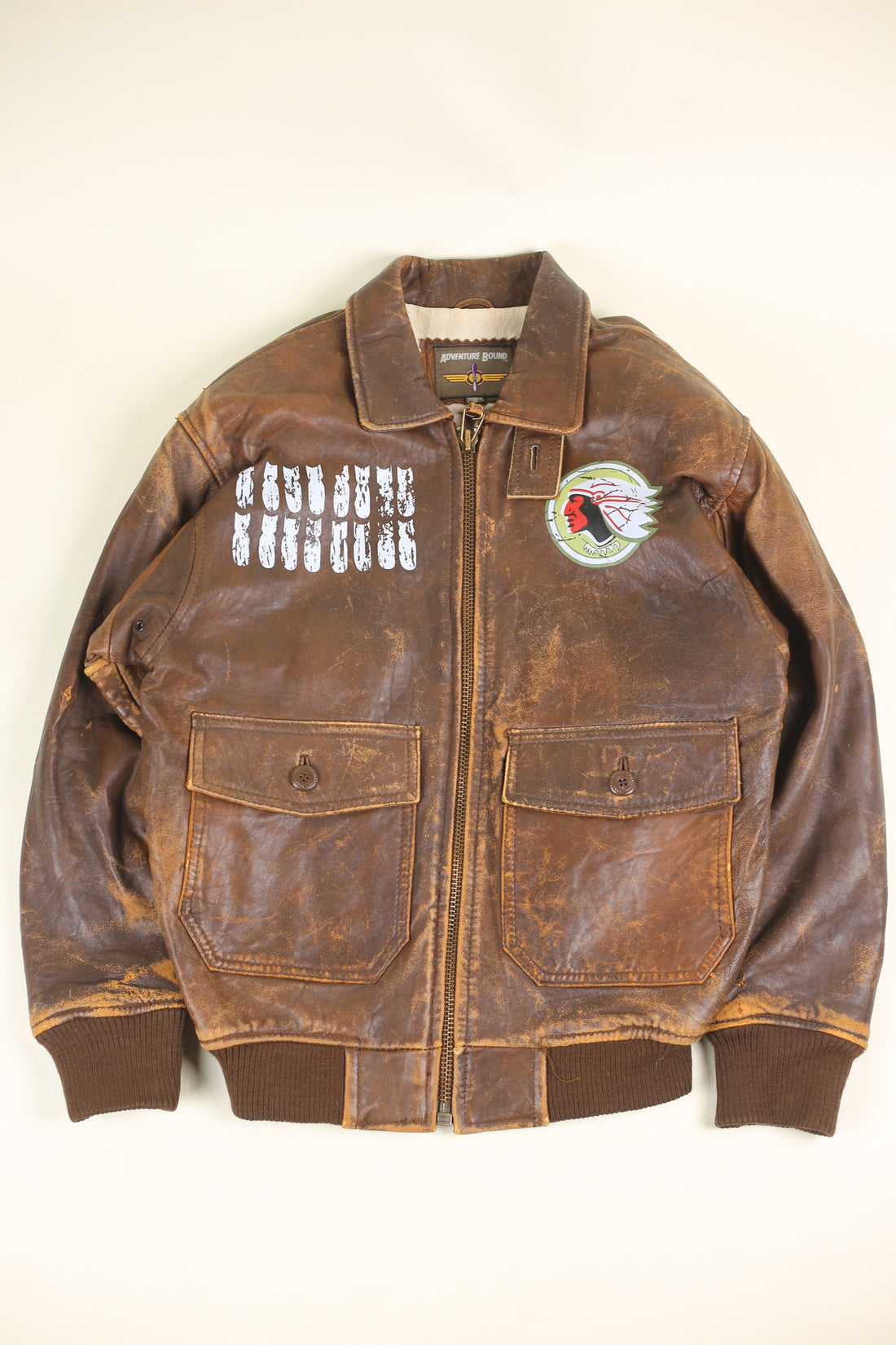 A2 Air Apache Leather Jacket - M -