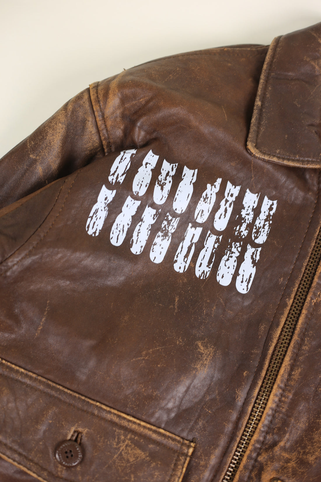 A2 Air Apache Leather Jacket - M -