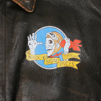 A2 23rd Bombardment Leather Jacket - L -