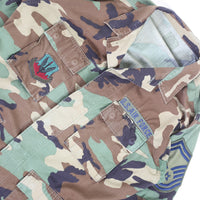 CAMOUFLAGE JACKET BDU WOODLAND Us Air force SNOOPY- L -