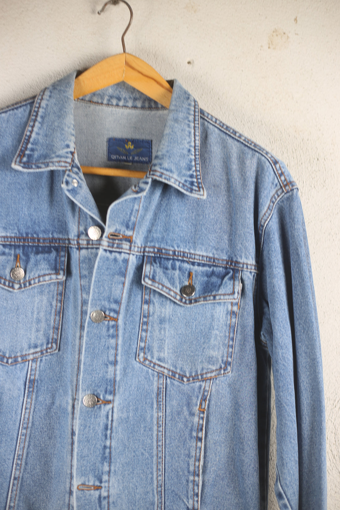 GIACCA DI JEANS CON STAMPA    - M  -