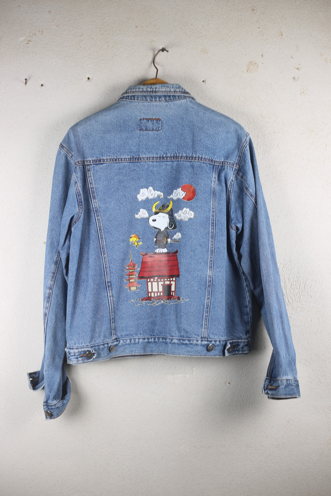 GIACCA DI JEANS CON STAMPA    - M  -