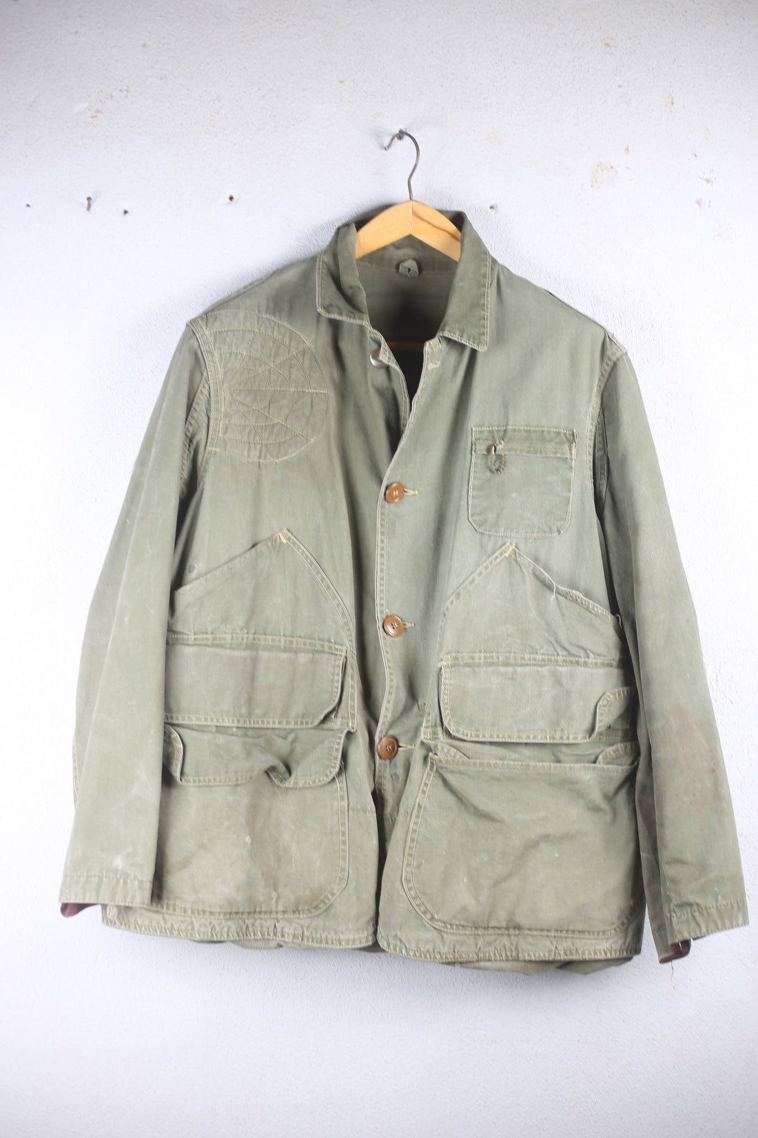 HUNTING JACKET VINTAGE 1960s - L -