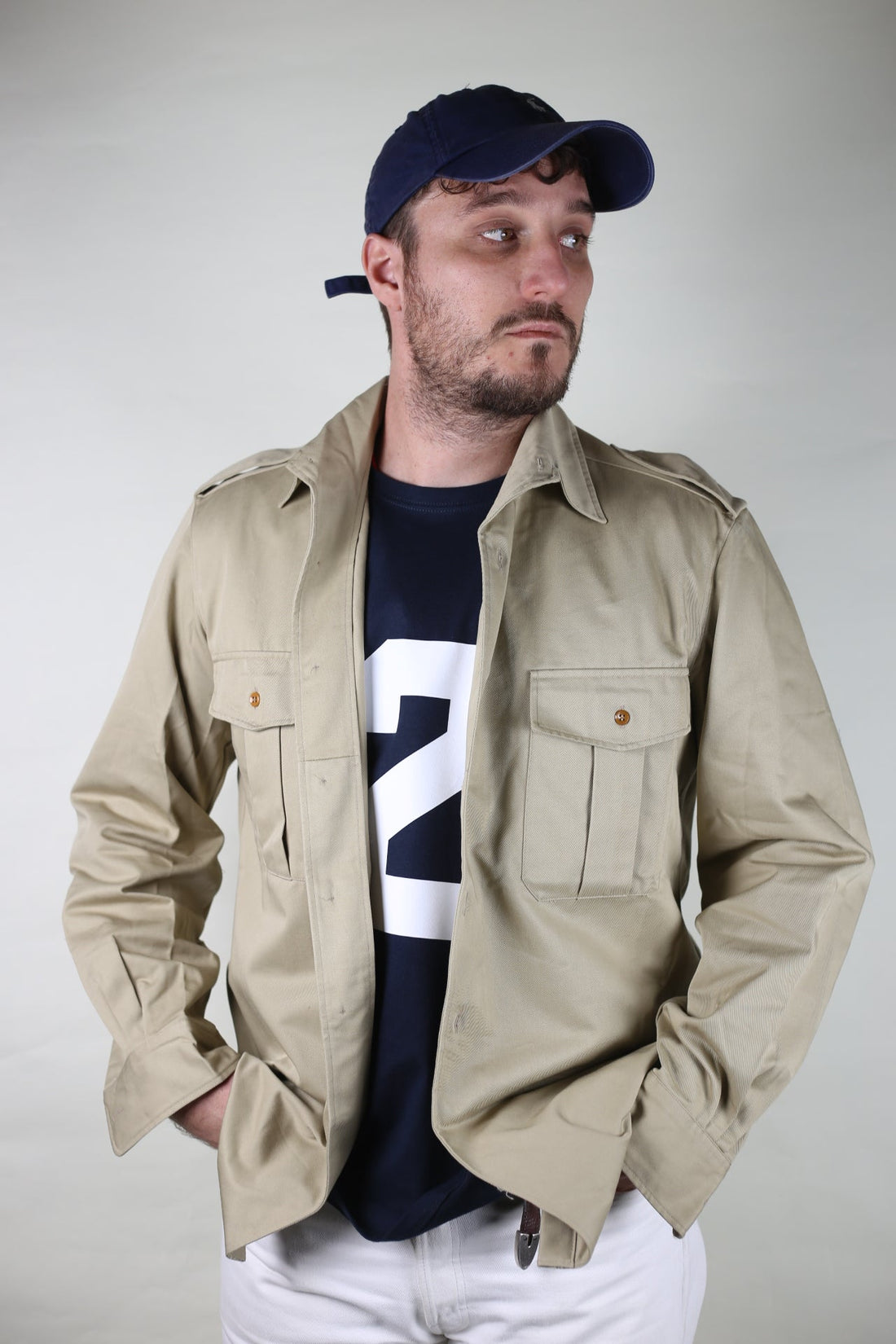Camicia army Bomber Barons  -  L -