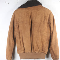 Vintage sheepskin leather jacket - M -
