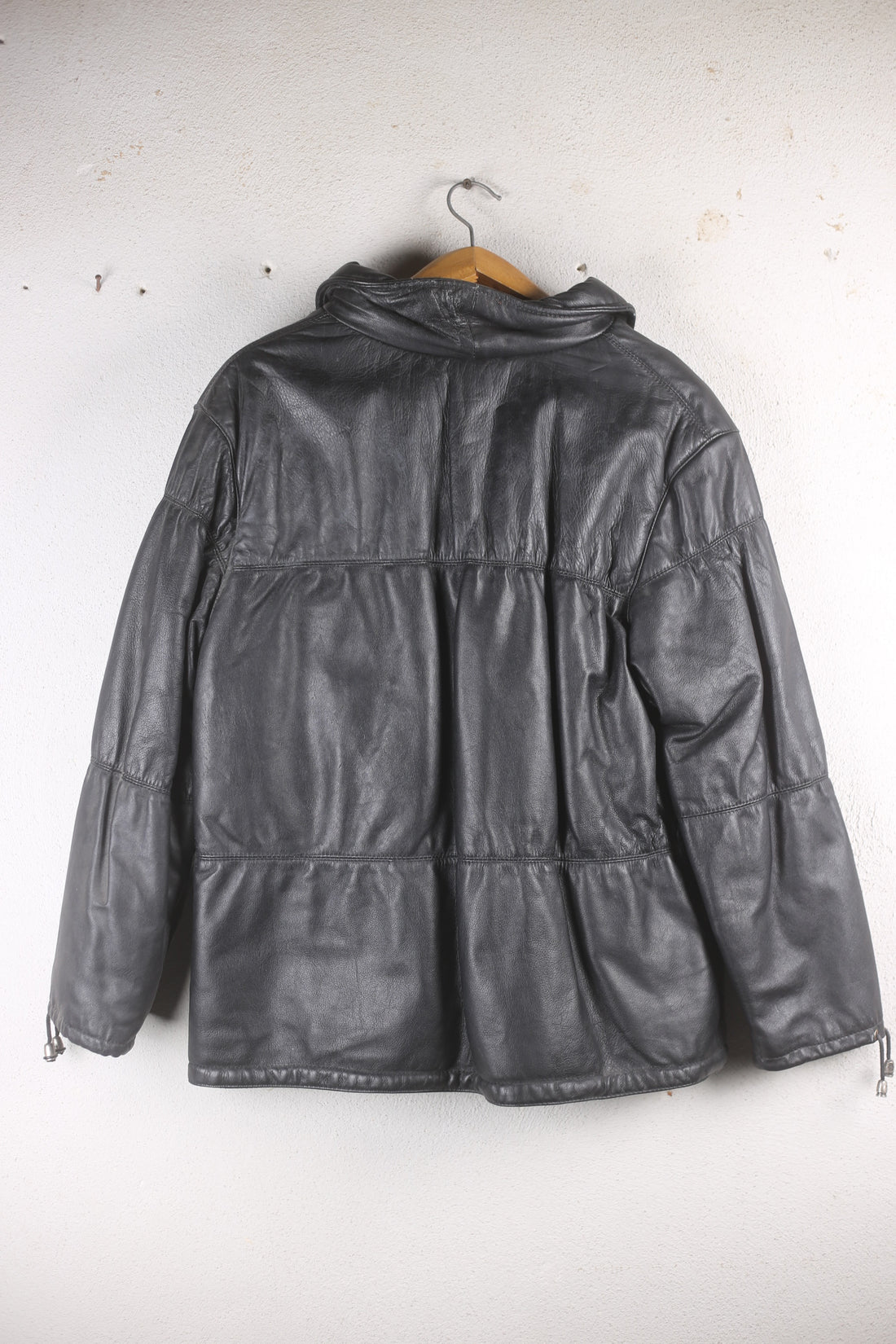 Women's vintage leather jacket - XL -