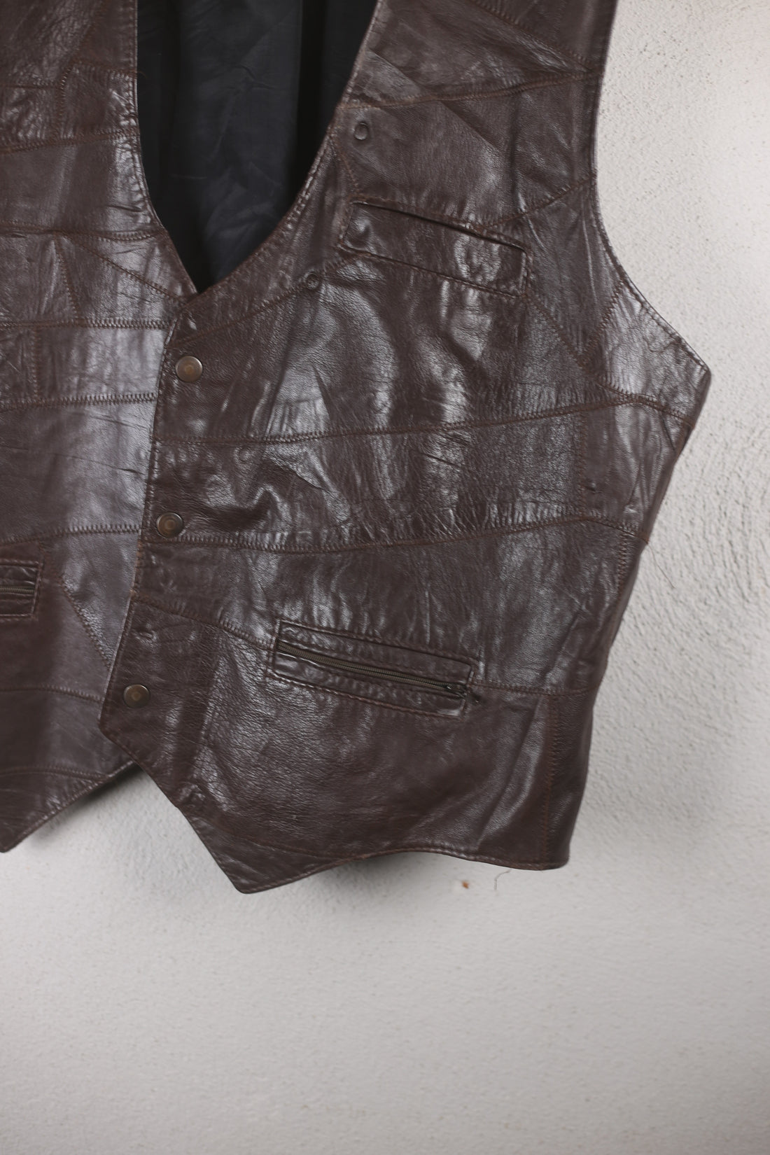 SMANICATO DI PELLE   - XL -