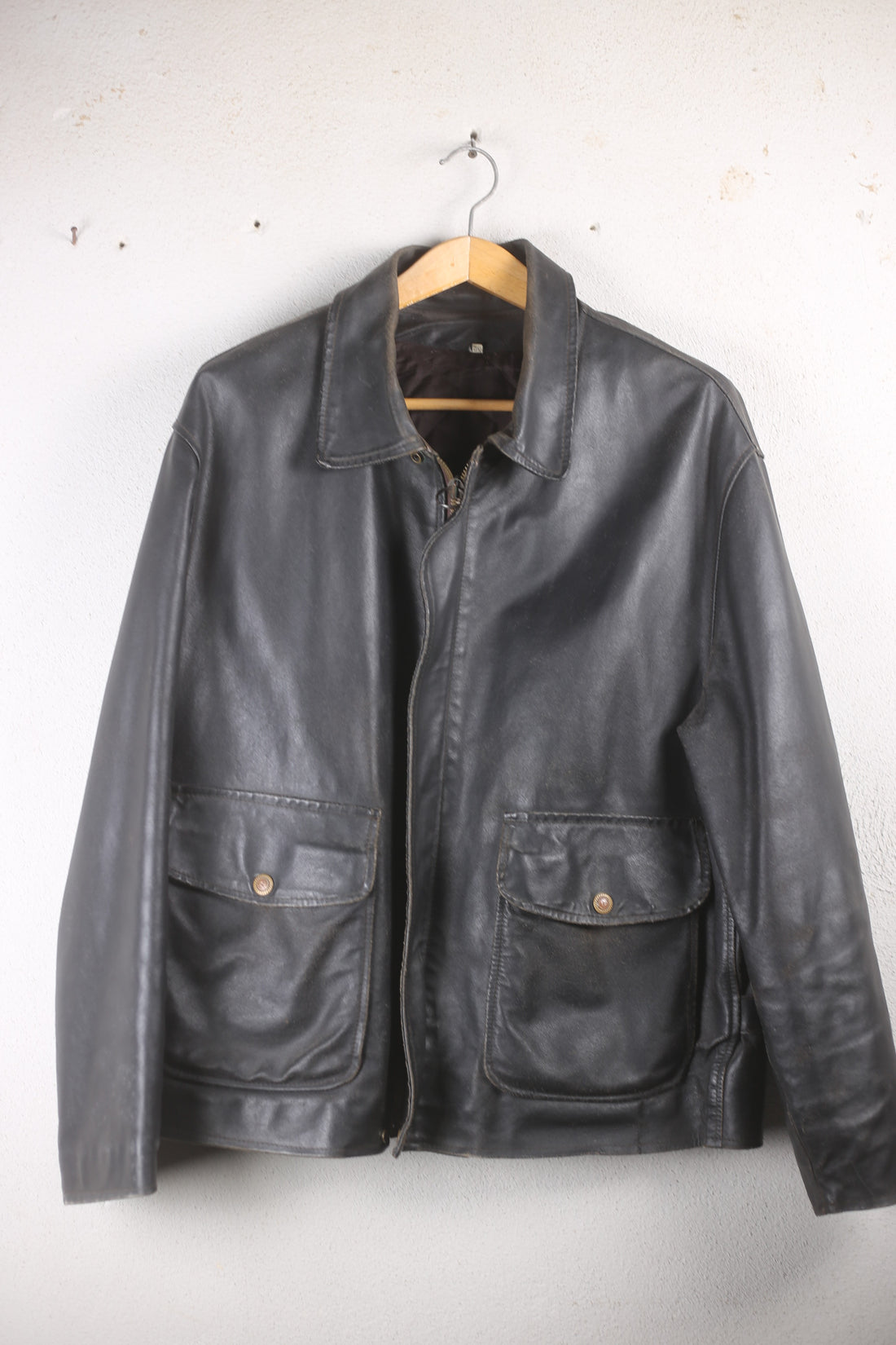 Giacca  di pelle vintage - XL -