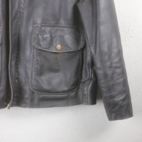 Giacca  di pelle vintage - XL -