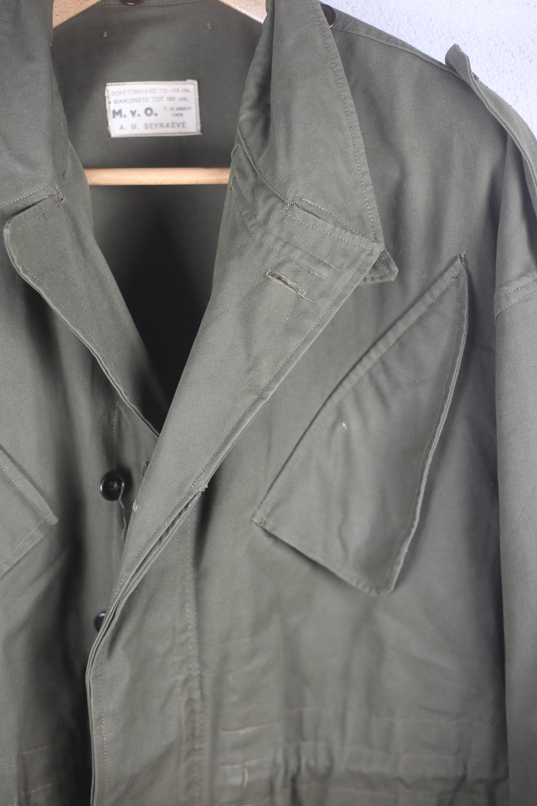 Field Jacket Belgium army 1950s     - XXL -