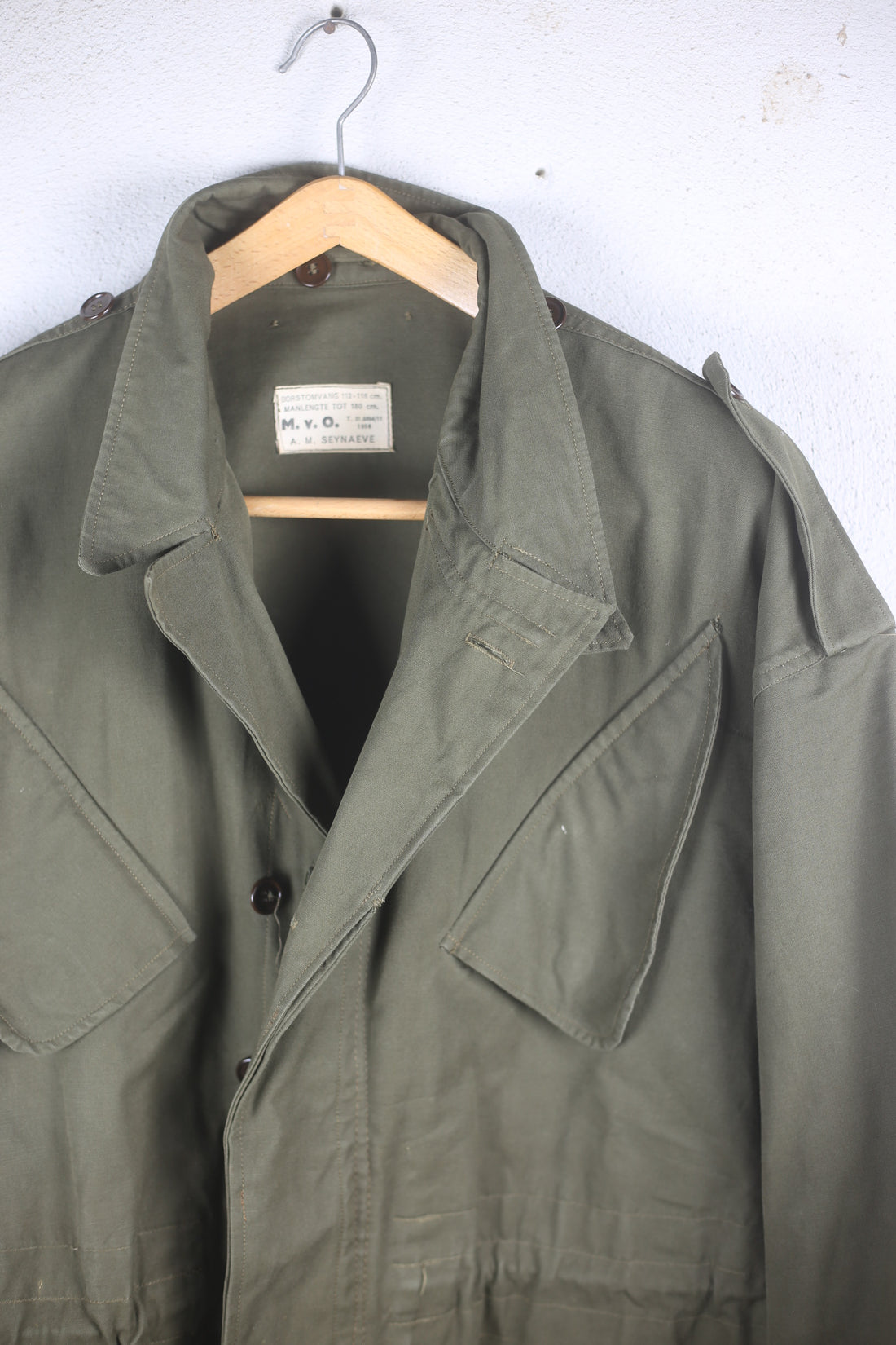 Field Jacket Belgium army 1950s     - XXL -