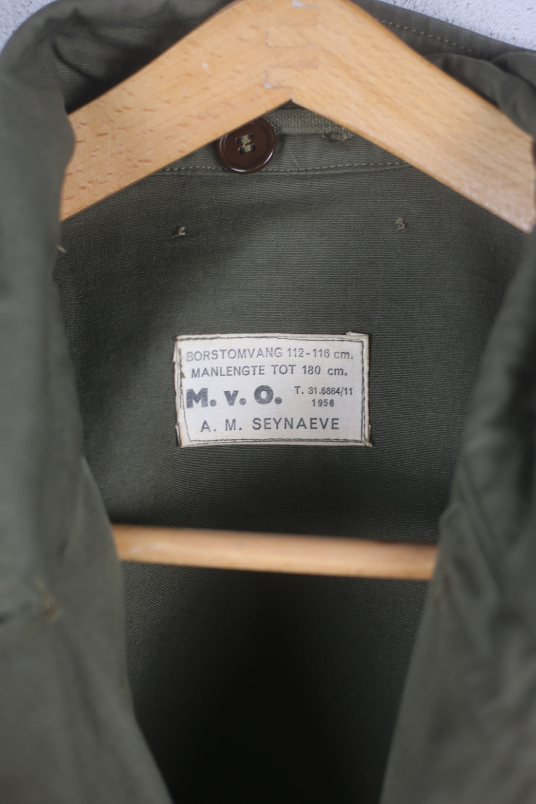 Field Jacket Belgium army 1950s     - XXL -