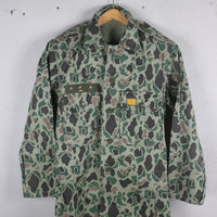 KOREAN Army  FROGSKIN Shirt 1970s - S -
