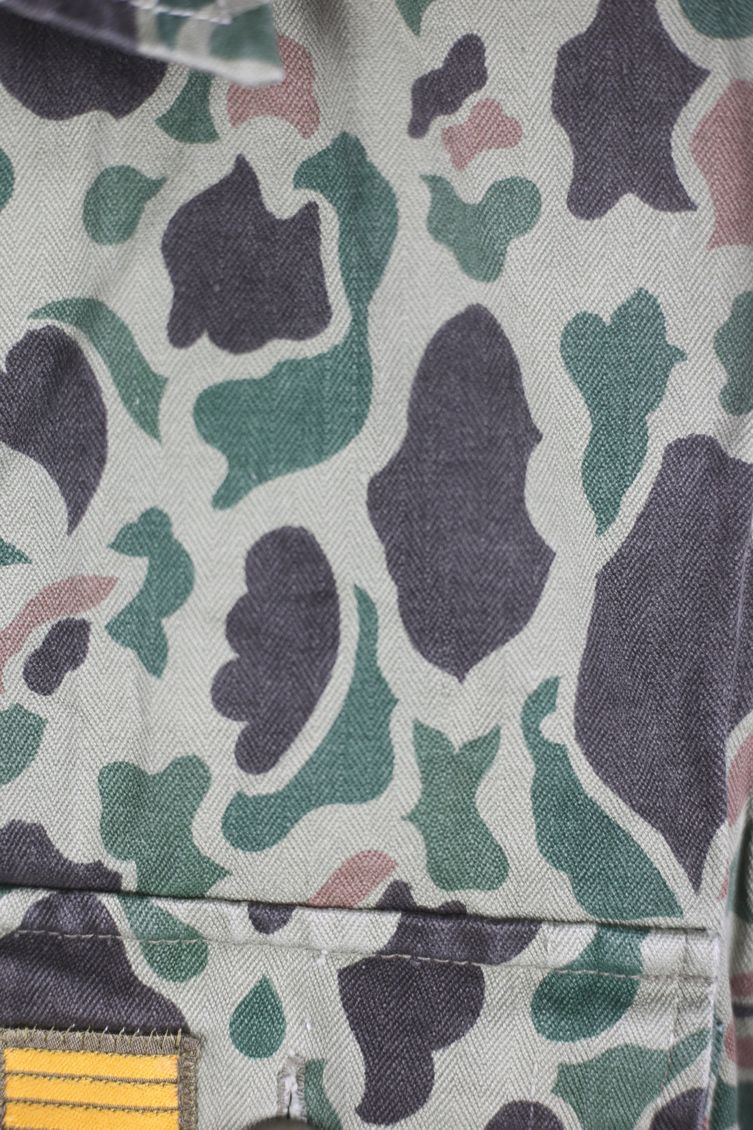 KOREAN Army  FROGSKIN Shirt 1970s - S -