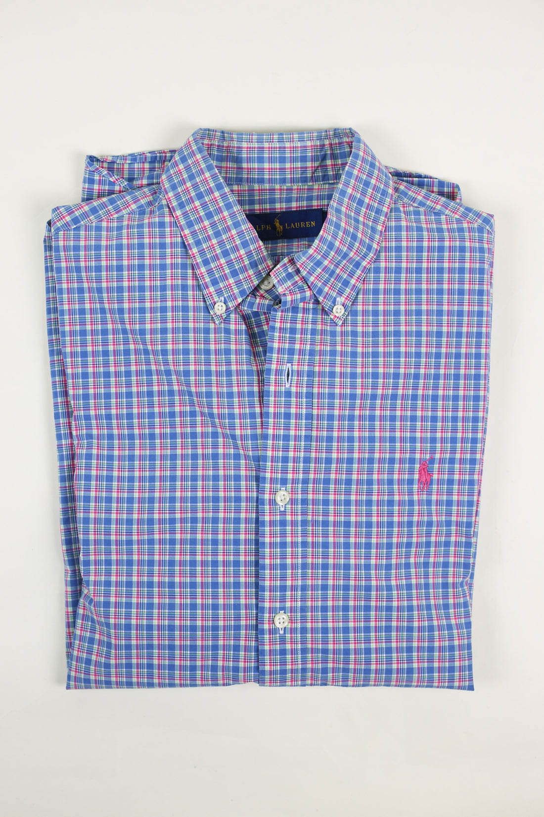 BUTTON DOWN RL SHIRT - M -