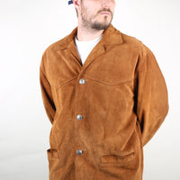 BOMBOGIE western leather jacket - L -
