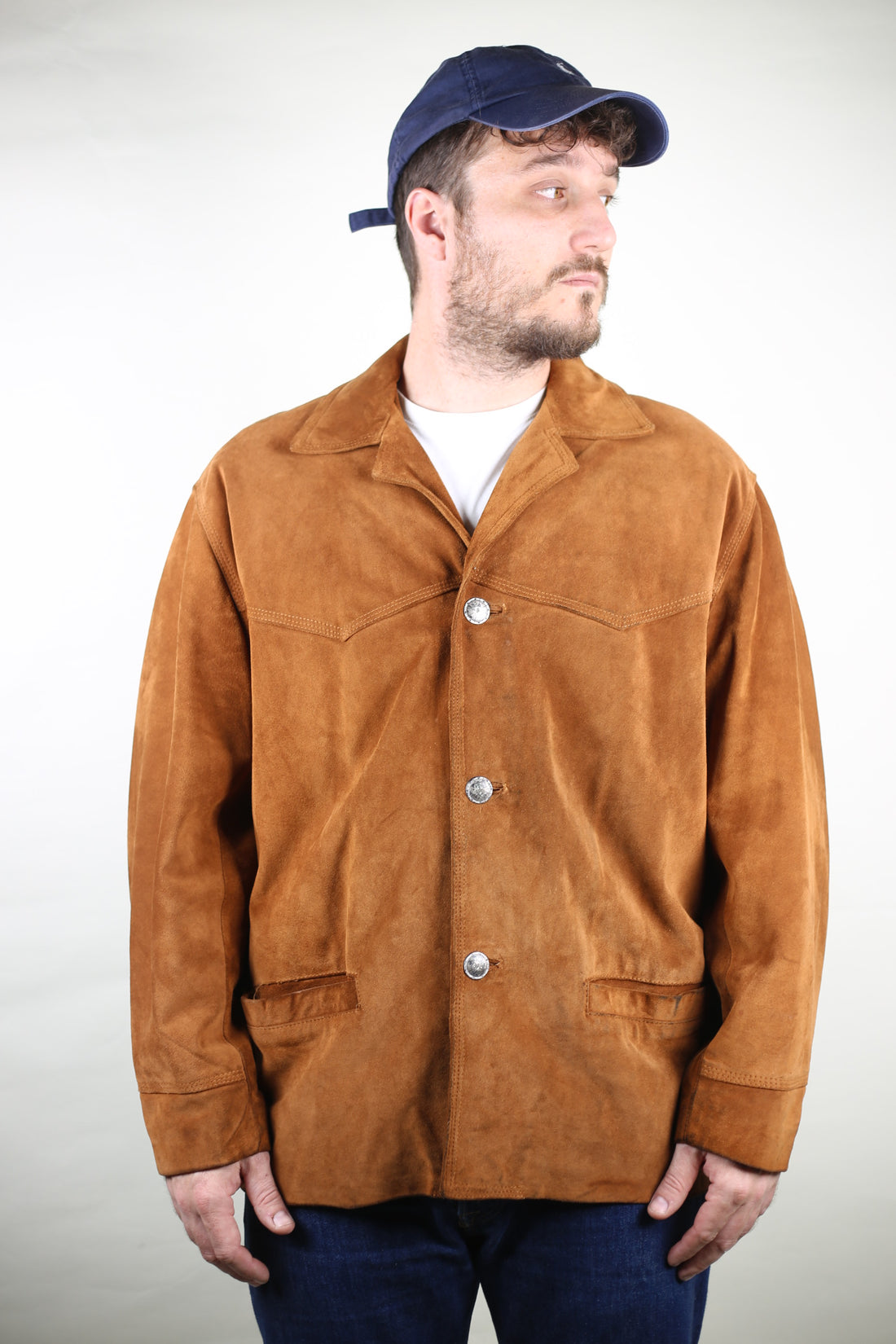 BOMBOGIE western leather jacket - L -