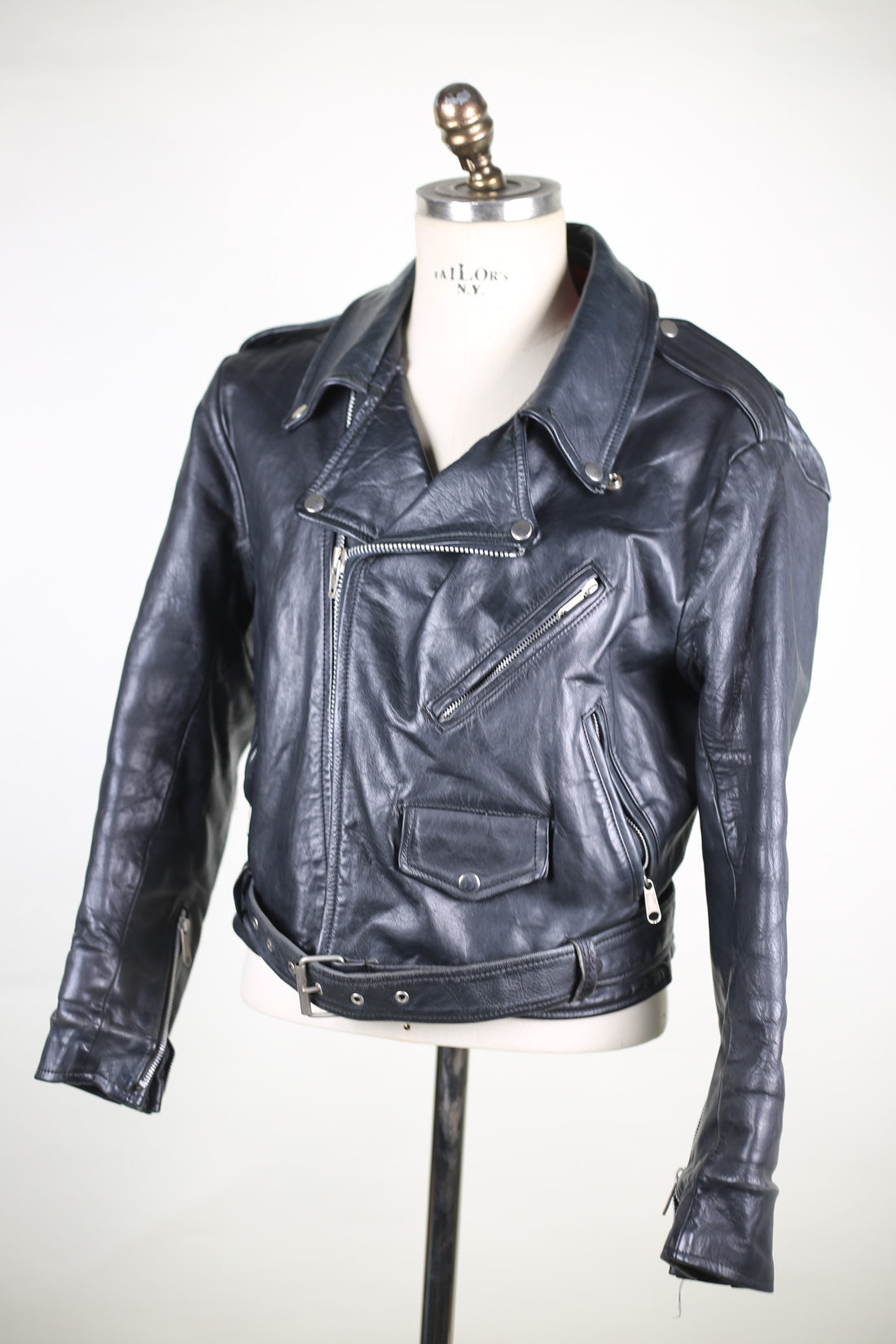 Leather jacket Made in USA -M -