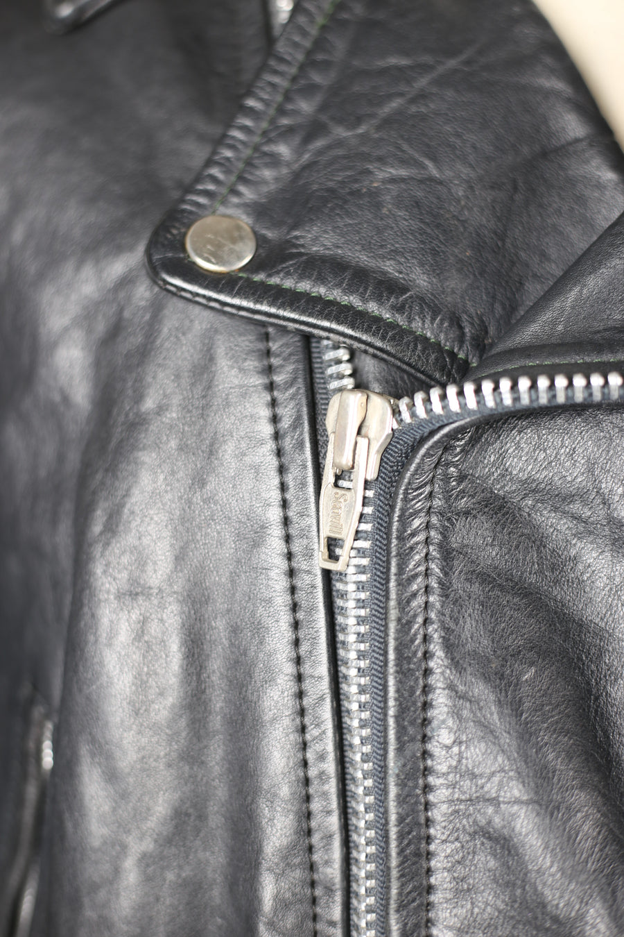 Leather jacket Made in USA -M -