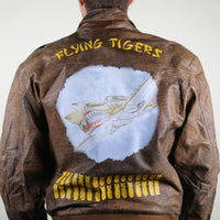 Giacca di pelle A2 Flying Tigers   -L -