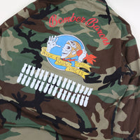 BDU WOODLAND BOMBER BARONS jacket - L -