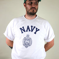 Us Navy Academy half sleeve raglan sweatshirt