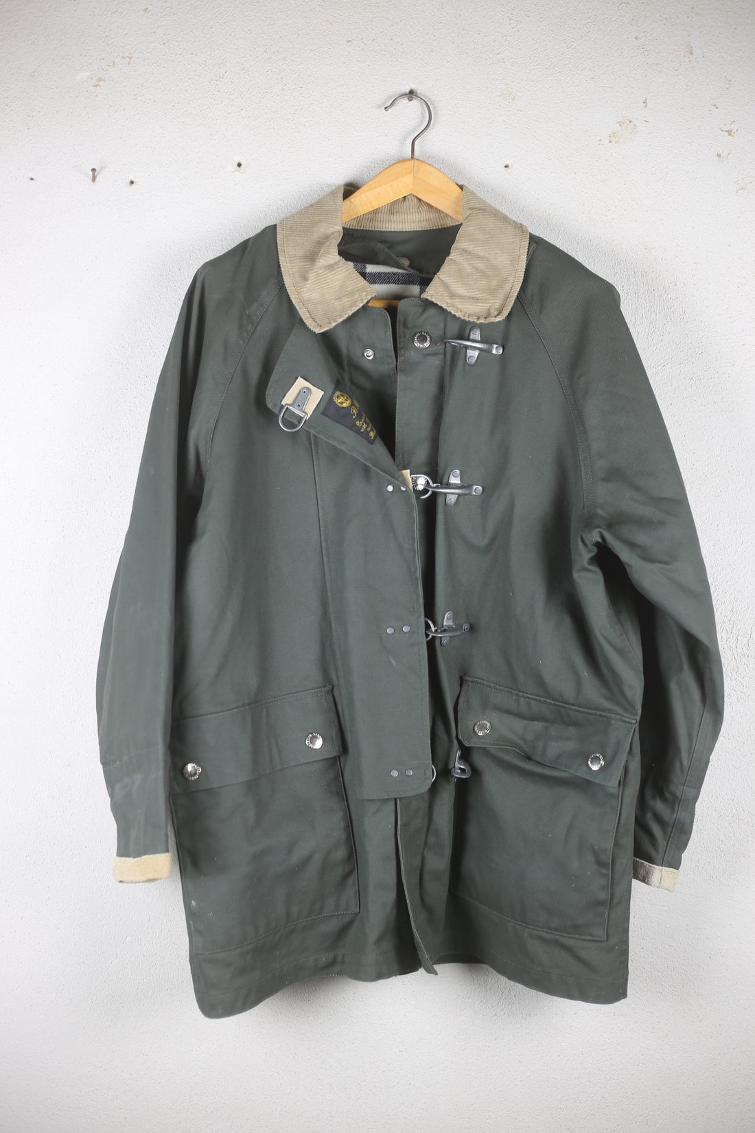 FIREMAN JACKET 4 HOOKS -S-M -