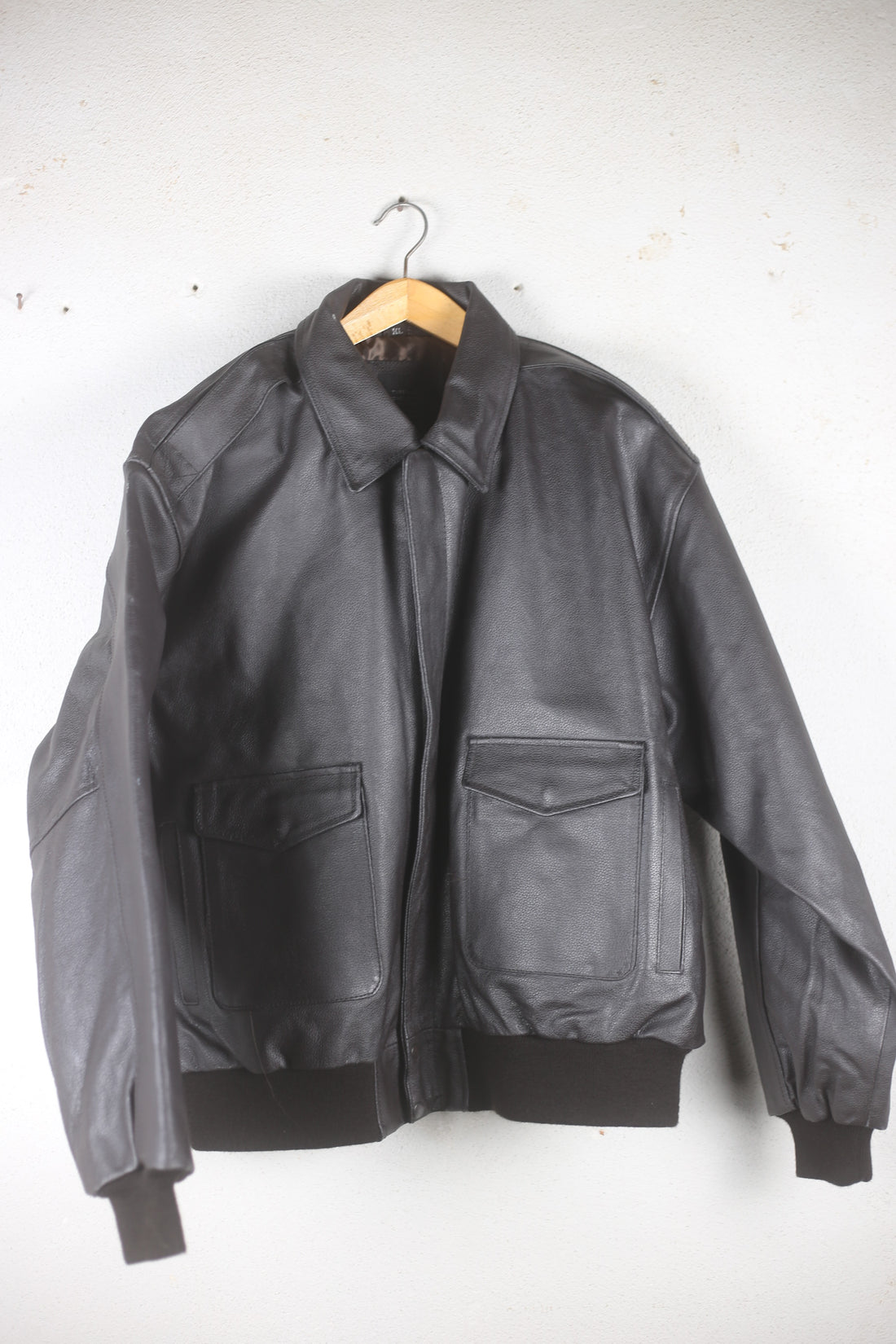 A2 USAF Leather Jacket -XXL-