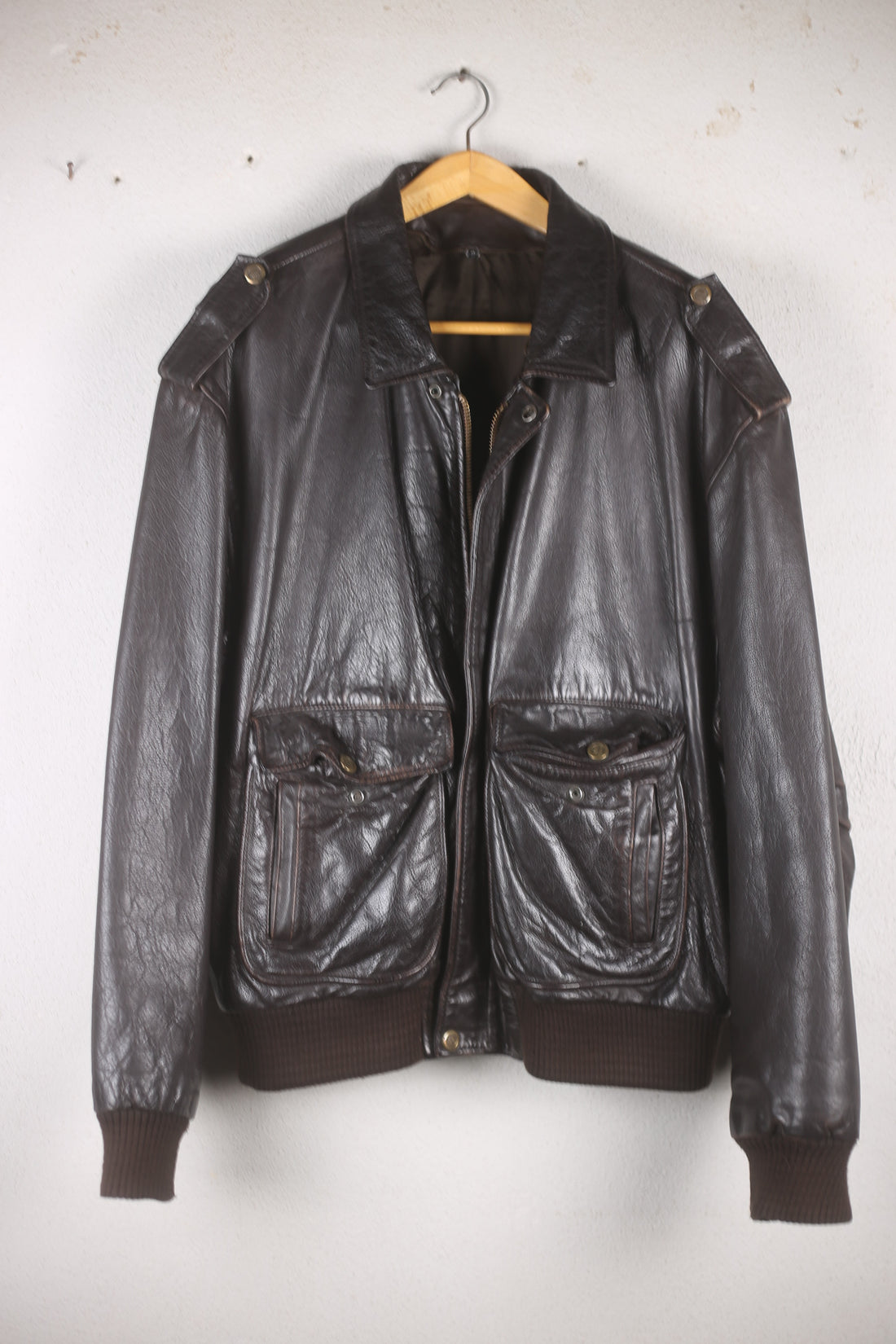 Giacca di pelle A2 -XL-