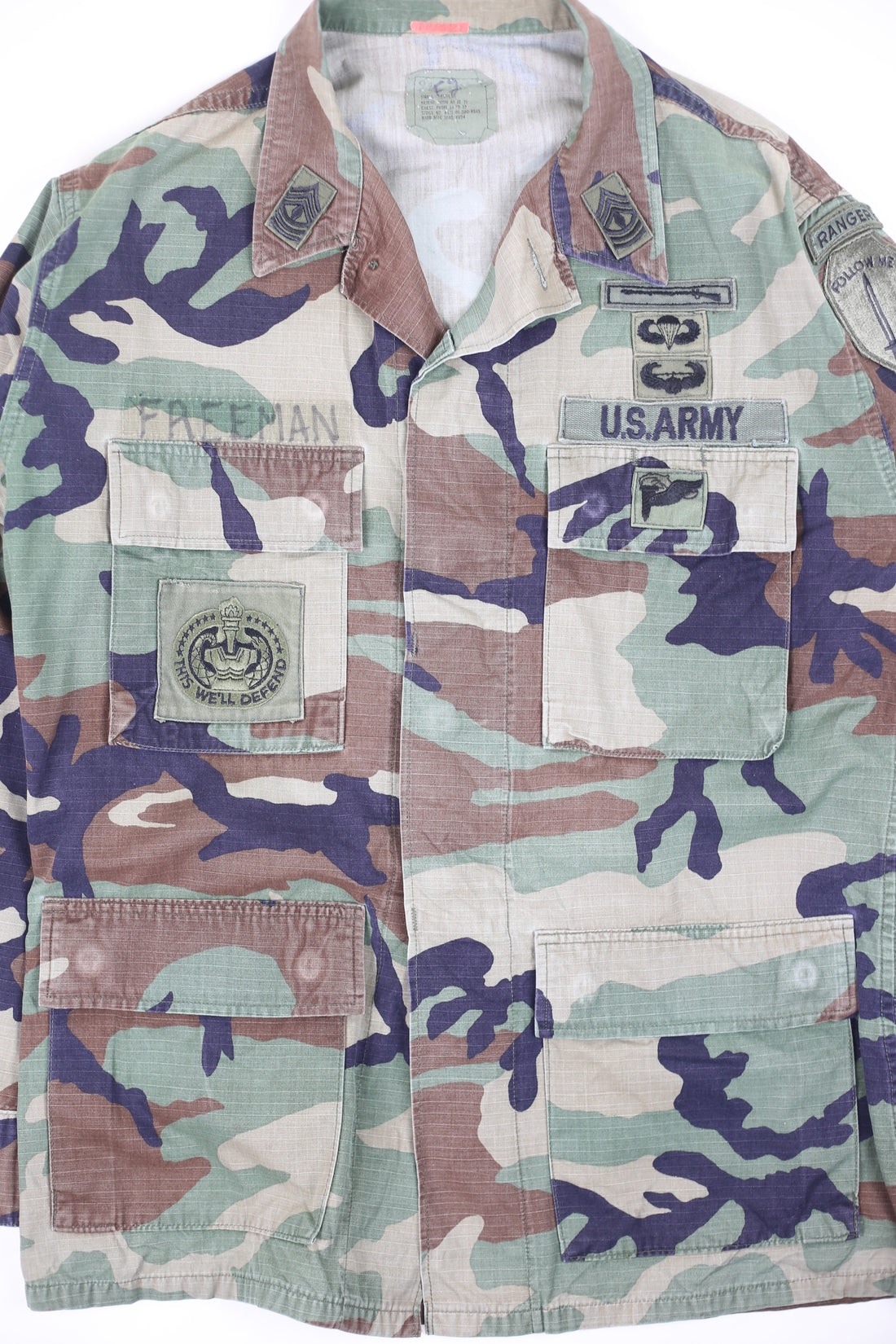 Giacca BDU WOODLAND  Us ARMY  -  M -