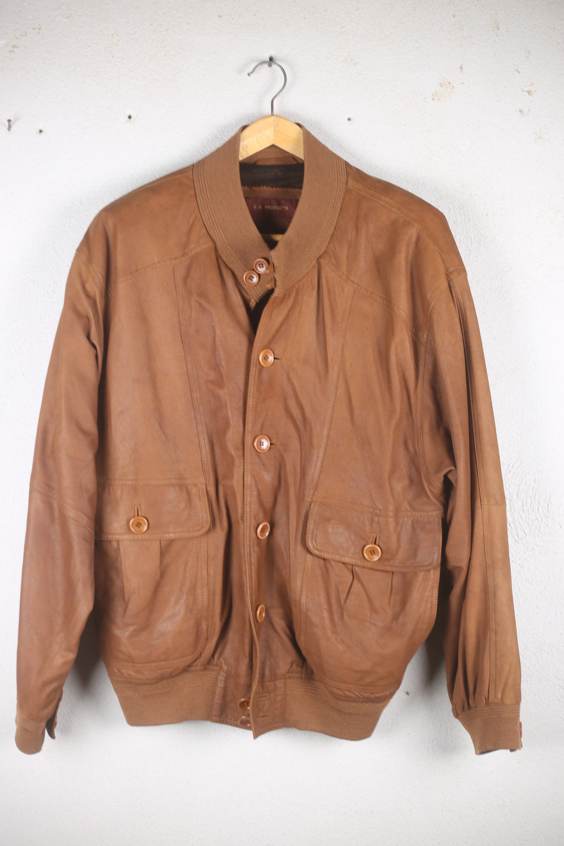 Genuine reindeer leather jacket - L