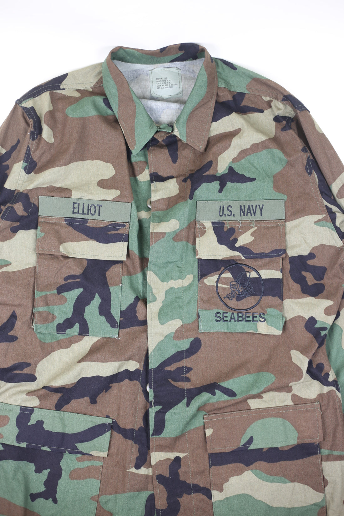 Giacca camouflage BDU WOODLAND  Us NAVY - L -