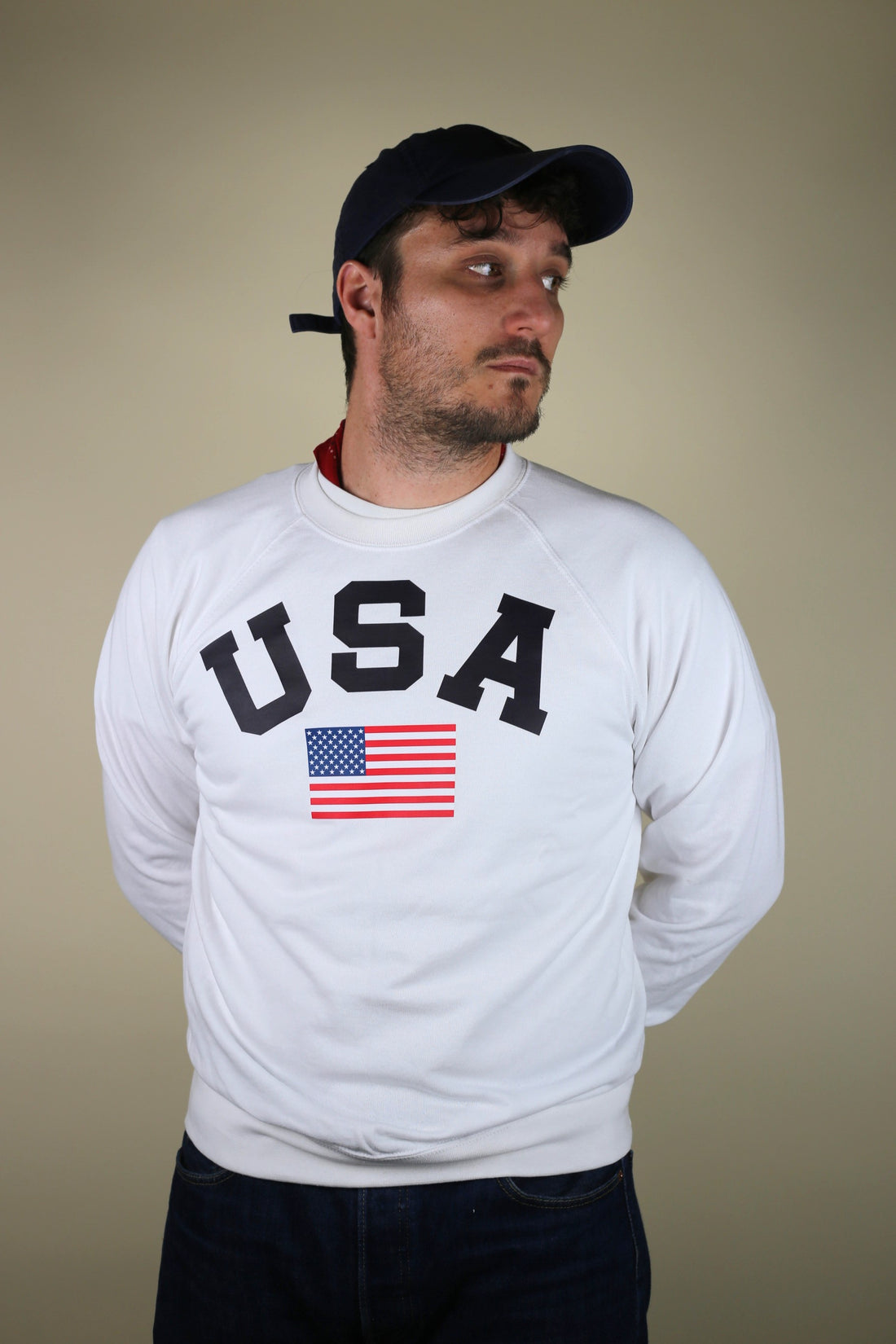 Felpa leggera raglan  USA