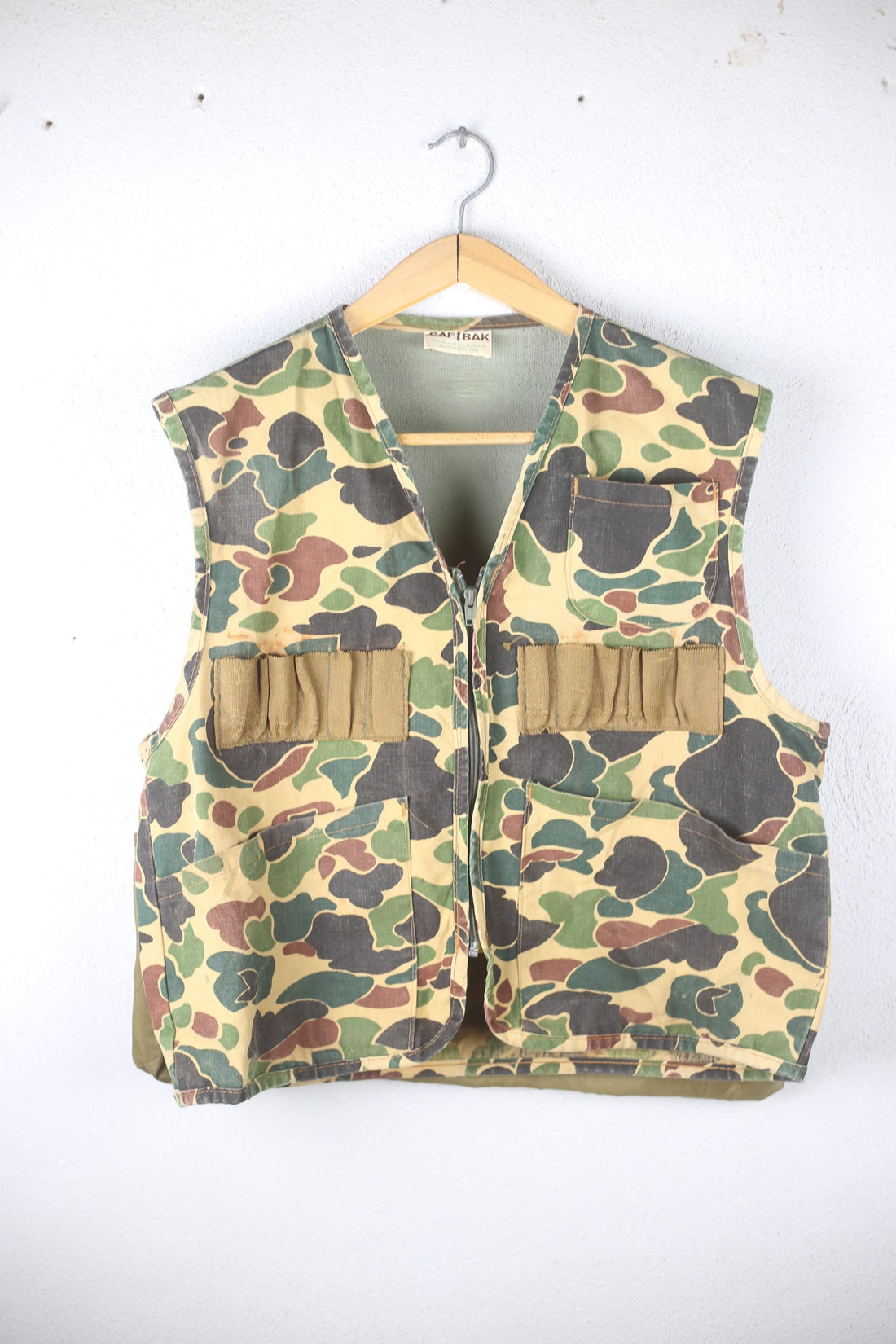 VINTAGE SAFTBAK DUCK HUNTING VEST - M/L -