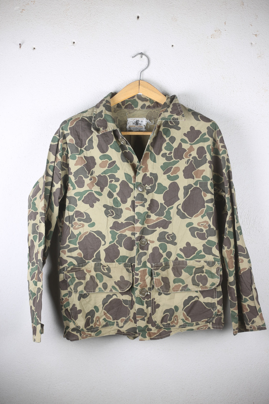 DUCK HUNTING POPELINE JACKET MADA IN USA 1960s - M/L   -