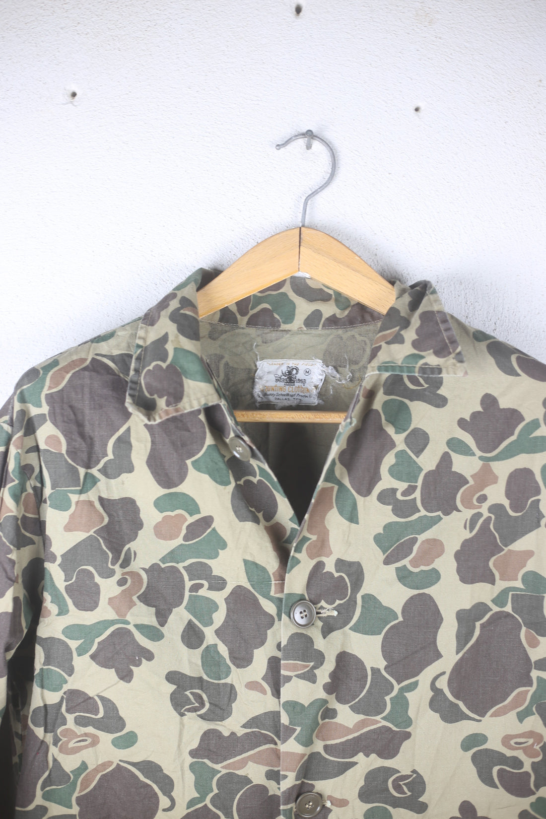 DUCK HUNTING POPELINE JACKET MADA IN USA 1960s - M/L   -