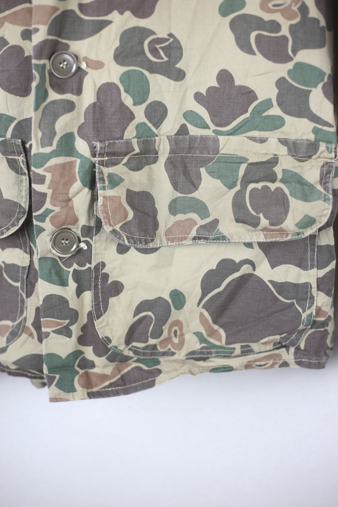 DUCK HUNTING POPELINE JACKET MADA IN USA 1960s - M/L   -
