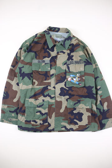 GIACCA CAMOUFLAGE  WOODLAND  Us NAVY  Donalduck  -  XL -