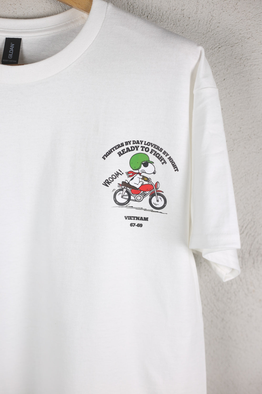 Tubular biker T-shirt