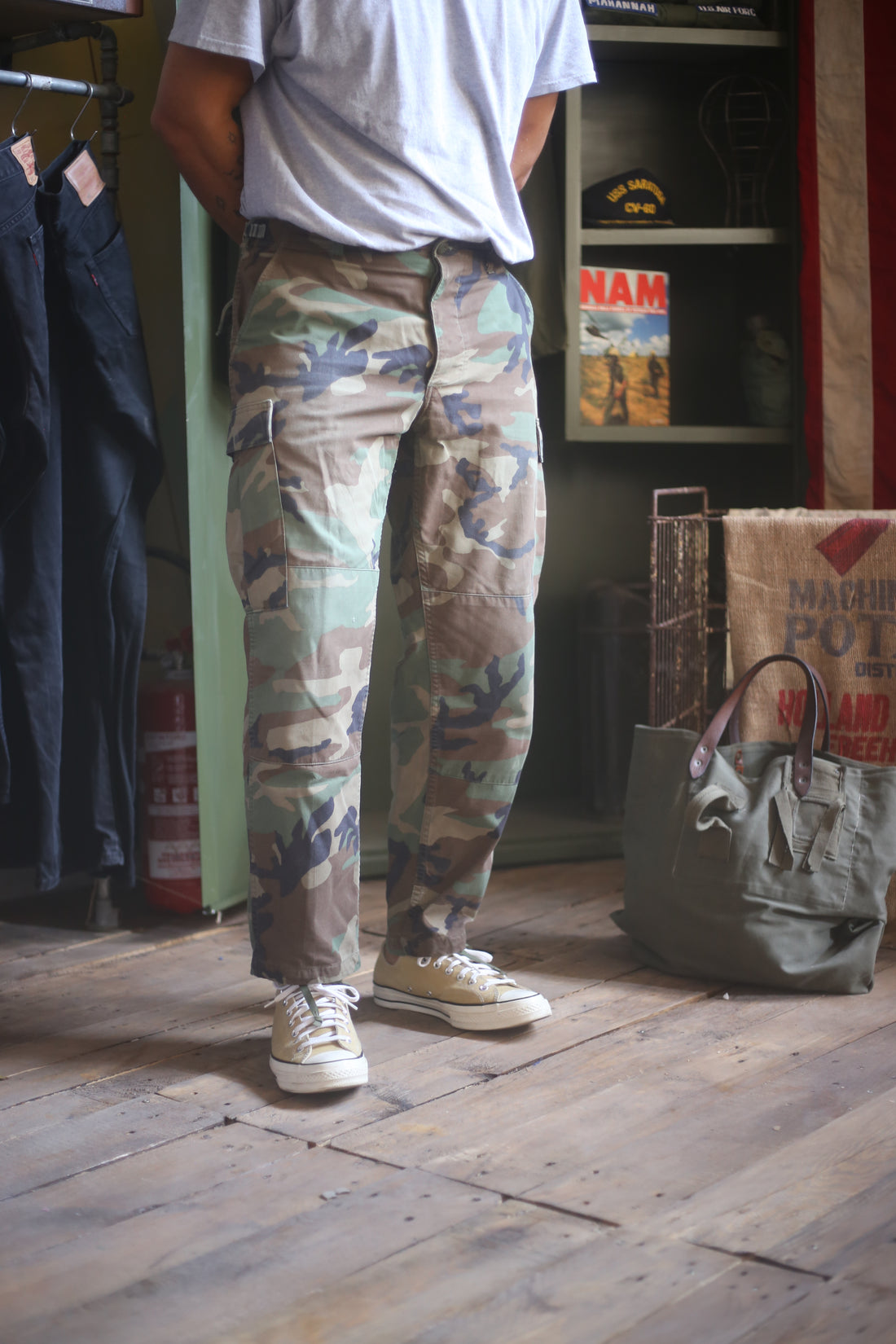 Cargo Ripstop Us Army Camouflage woodland