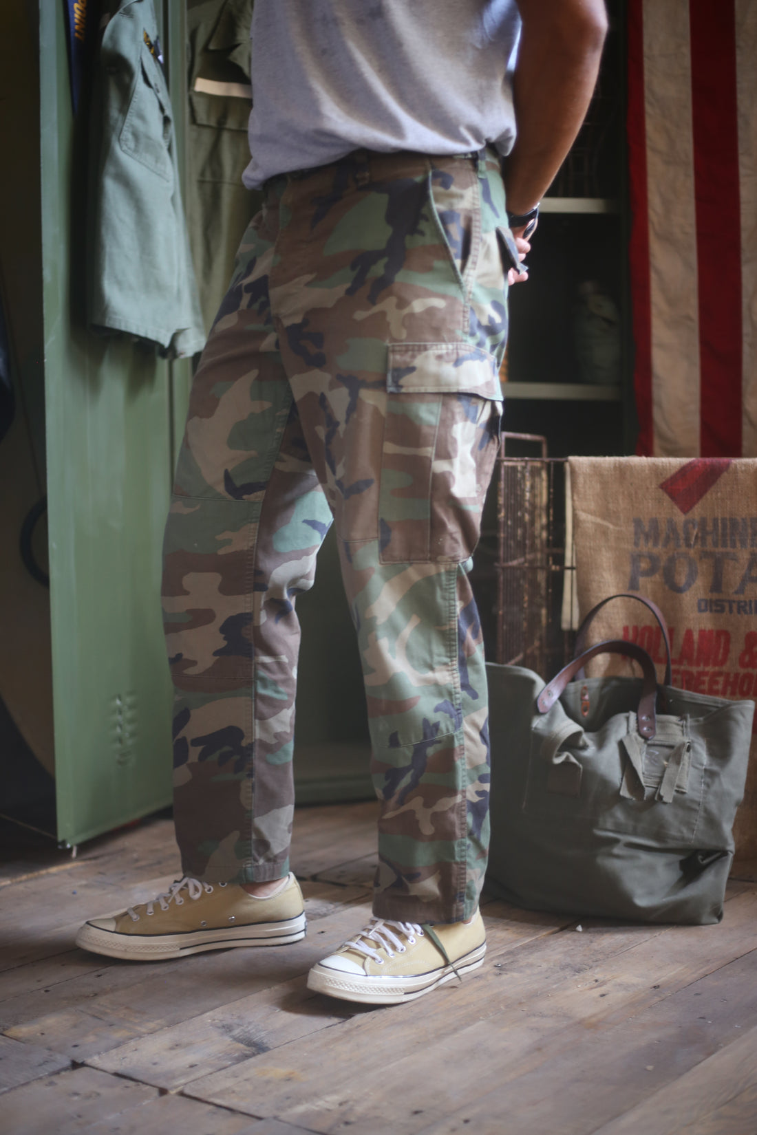 Cargo Ripstop Us Army Camouflage woodland
