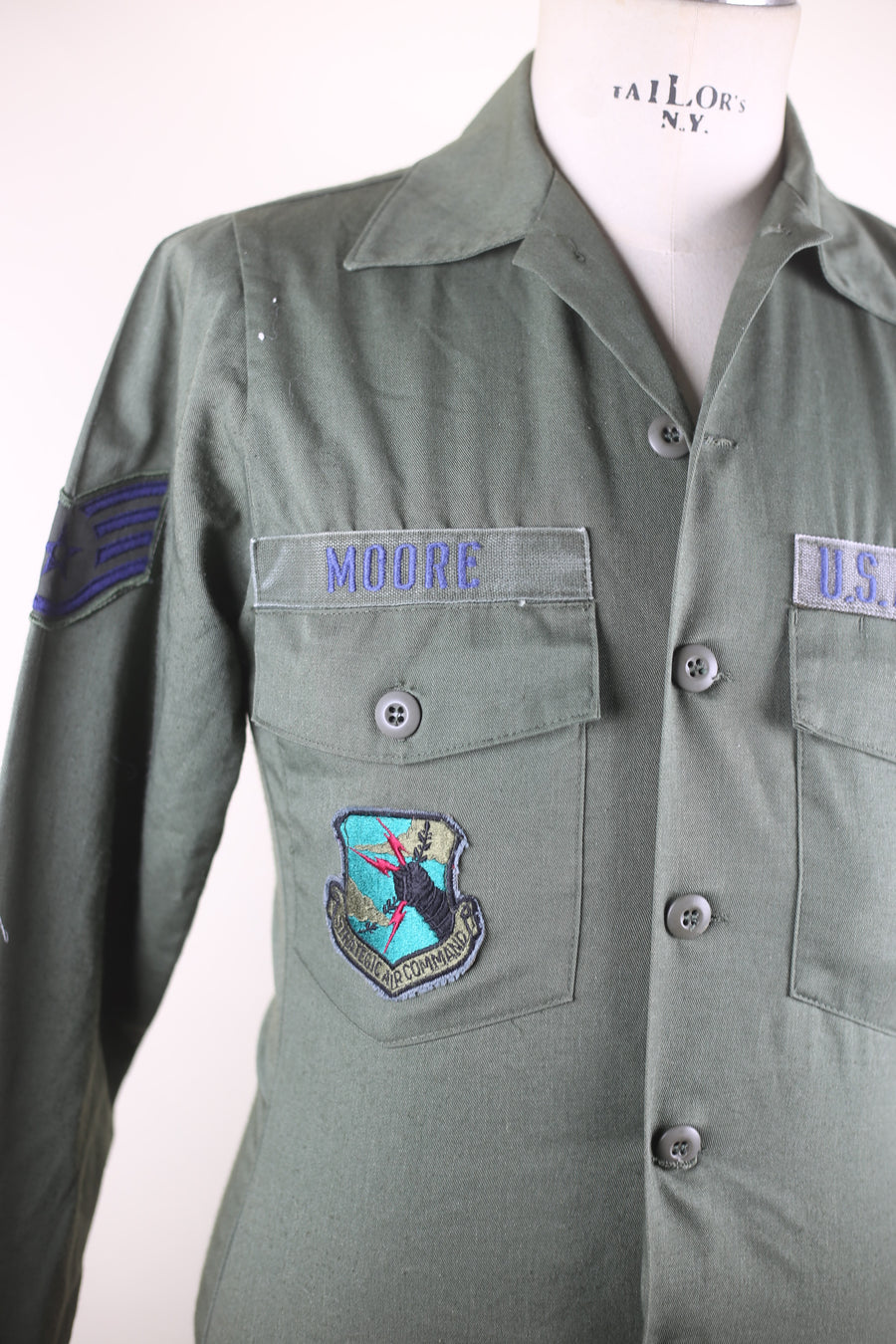 Og 507 Us Air Force Shirt - S - (CUSTOMIZABLE)