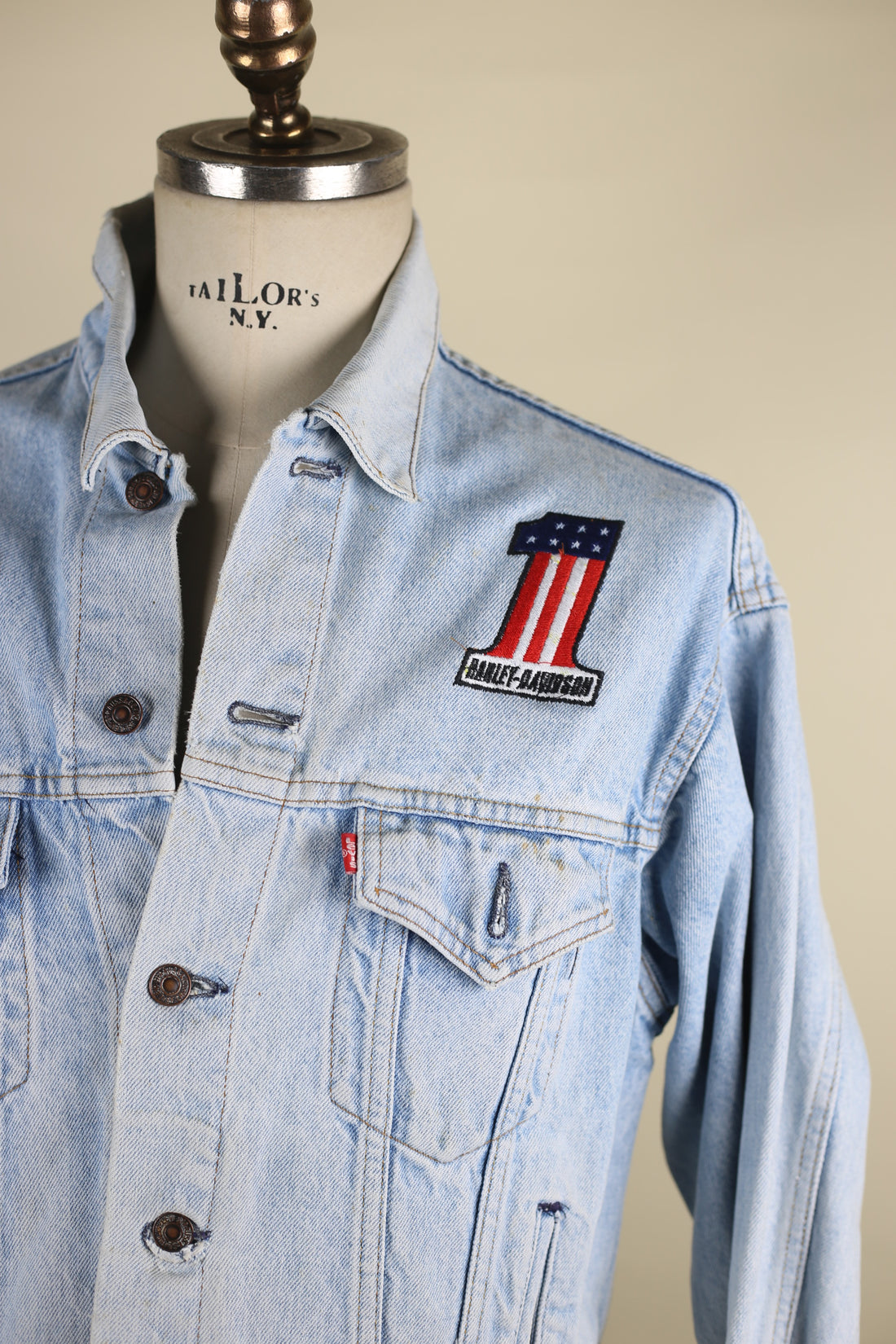 GIACCA DI JEANS vintage levis   -  M  -