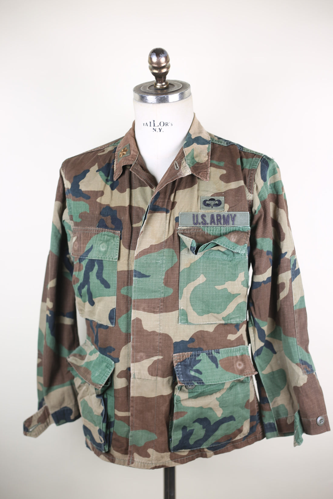 US ARMY Bdu Camouflage Jacket - XS - (CUSTOMIZABLE)