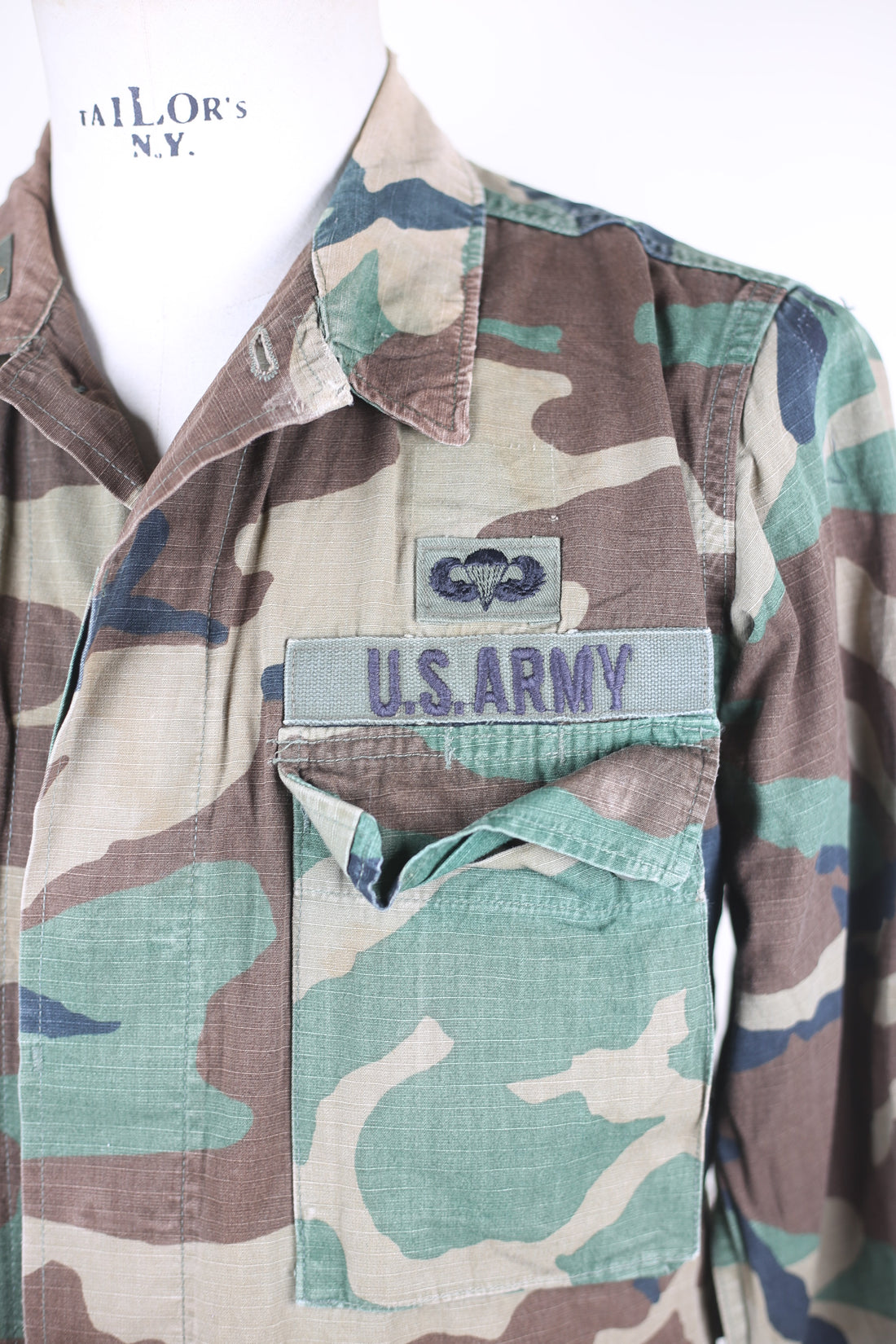 US ARMY Bdu Camouflage Jacket - XS - (CUSTOMIZABLE)