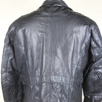 Giacca chiodo  in pelle vintage  - L -