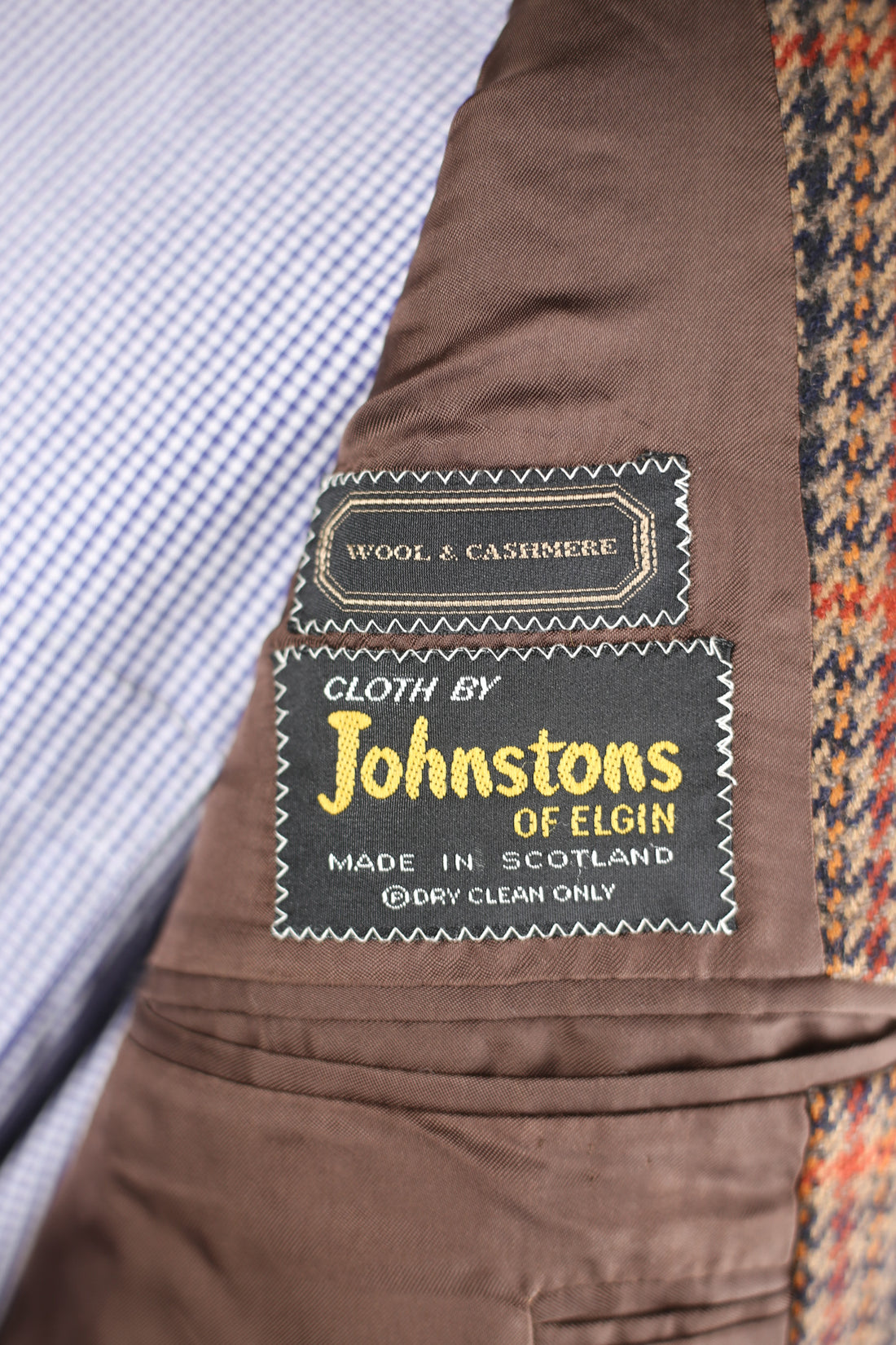 Giacca  in tweed CASHMERE MADE IN SCOTLAND  -M 48- 50 -