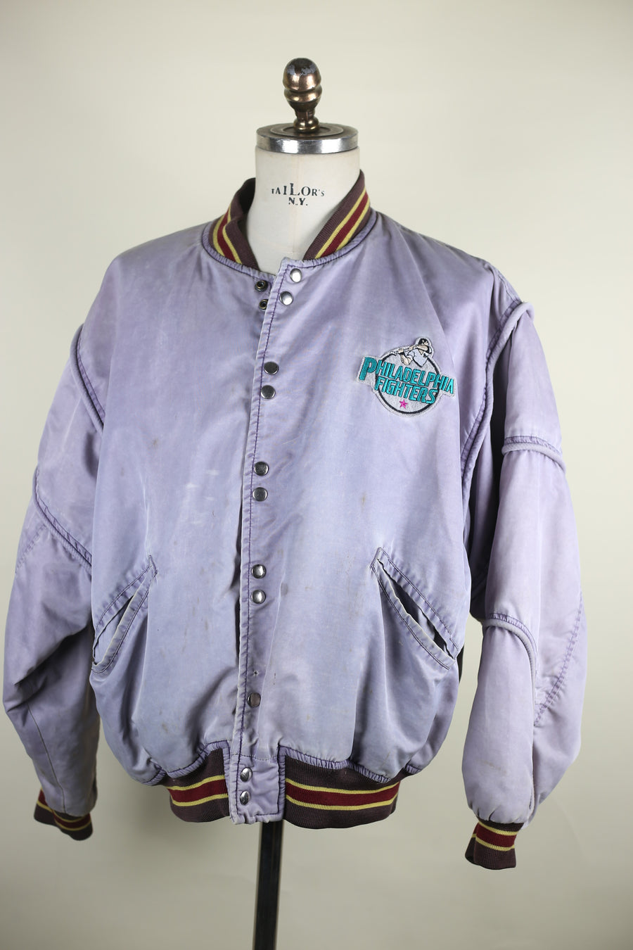 PHILADELPHIA FIGHTERS bomber jacket - L -