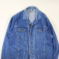 GIACCA DI JEANS vintage con ricamo Apache - M -